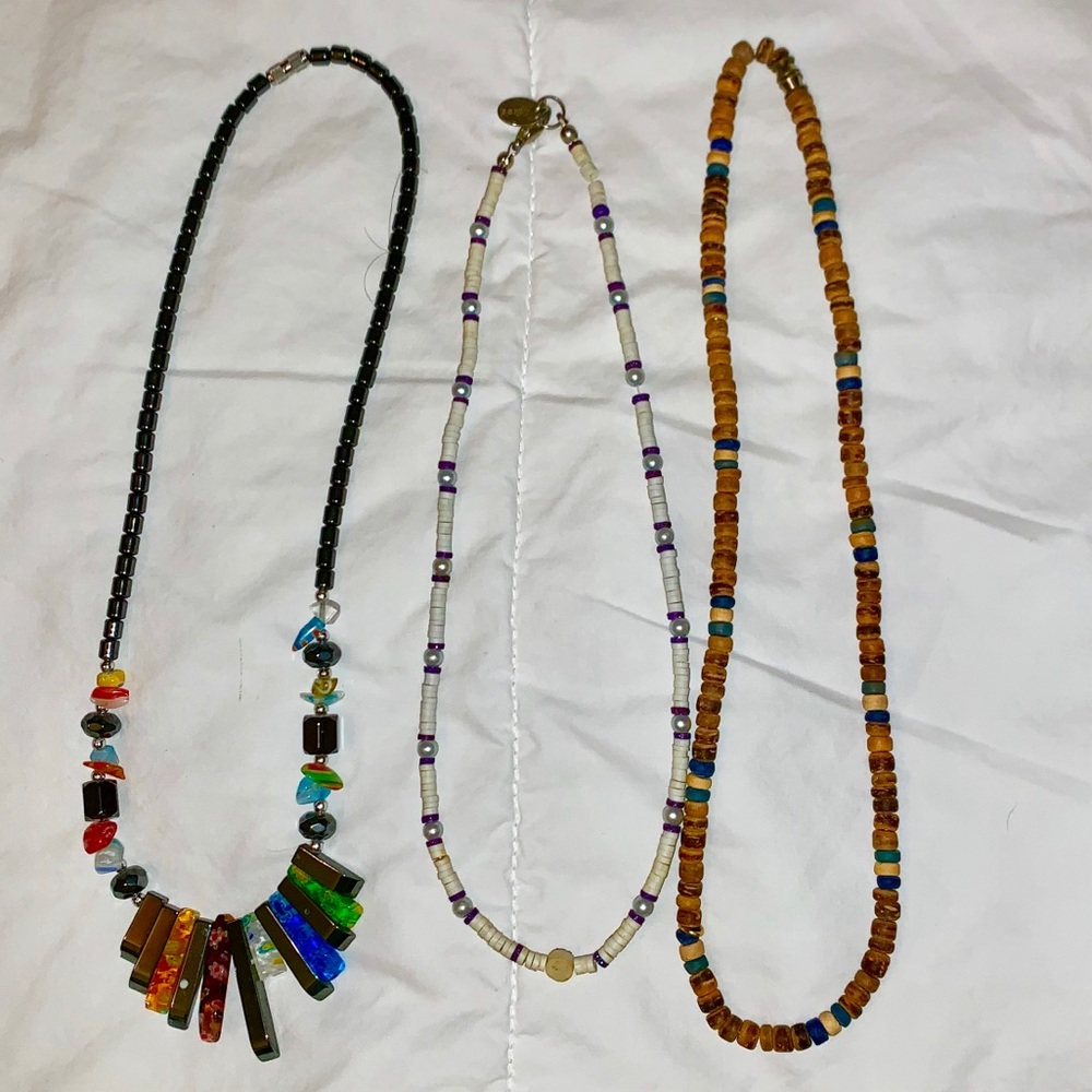 Three necklaces